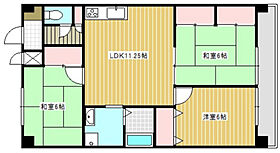 岡山県総社市中央3丁目15-102（賃貸マンション3LDK・4階・65.00㎡） その2