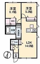 岡山県倉敷市玉島3055（賃貸アパート2LDK・1階・57.38㎡） その2