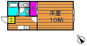 岡山県岡山市北区川入55-2（賃貸アパート1K・2階・30.69㎡） その2