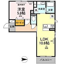 岡山県倉敷市浜町2丁目9-16（賃貸アパート1LDK・2階・41.66㎡） その2