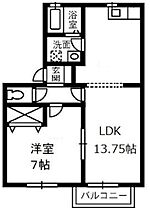 岡山県倉敷市連島中央4丁目7-31（賃貸アパート1LDK・2階・45.54㎡） その2