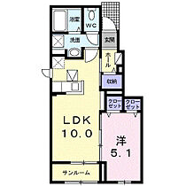 岡山県岡山市南区洲崎3丁目12番27号（賃貸アパート1LDK・1階・40.88㎡） その2