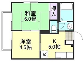 岡山県倉敷市粒江2170（賃貸アパート2K・1階・33.69㎡） その2