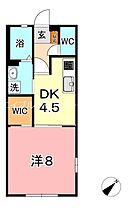 岡山県倉敷市福島472-1（賃貸アパート1DK・1階・34.75㎡） その2