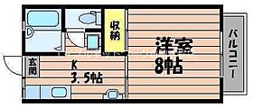 岡山県倉敷市大島111-2（賃貸アパート1K・1階・26.49㎡） その2