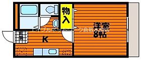 岡山県倉敷市中島2166-1（賃貸アパート1K・2階・27.08㎡） その2