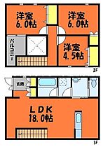 岡山県倉敷市中庄3211-170（賃貸一戸建3LDK・1階・81.14㎡） その2