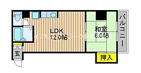 岡山県岡山市北区惣爪136-1（賃貸マンション1LDK・3階・34.84㎡） その2