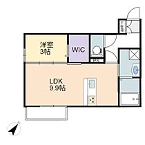 岡山県倉敷市林2139-3（賃貸アパート1LDK・1階・34.76㎡） その2