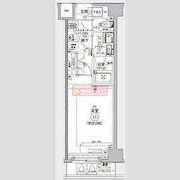 クレヴィスタ練馬平和台 1Kの間取図画像