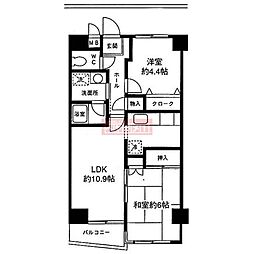 アドバンス江古田 2LDKの間取図画像