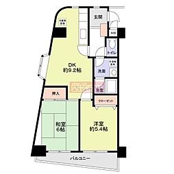 アドバンス江古田 2DKの間取図画像