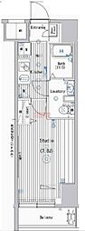 ガーラ・ステージ西巣鴨 8階1Kの間取り