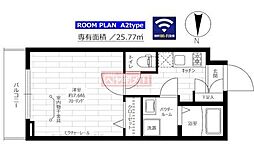 BREEZE MAISON HIKAWADAI 1階1Kの間取り