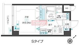 フェニックス練馬桜台 3階1Kの間取り