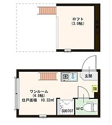 ステージ池袋本町 ワンルームの間取図画像
