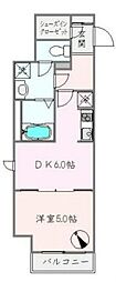 目白myvillage 1DKの間取図画像