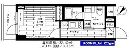 ステージグランデ新桜台 1Kの間取図画像