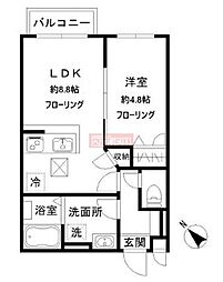 白馬レジデンシア 1LDKの間取図画像