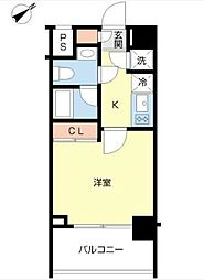 スカイコート池袋西壱番館 1Kの間取図画像