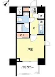 スカイコート池袋西壱番館 1Kの間取図画像