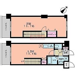 ルーチェ茗荷谷 1LDKの間取図画像