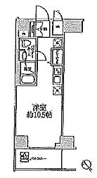 スパシエステージ池袋西 ワンルームの間取図画像
