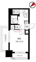 プロフ大塚 1Kの間取図画像