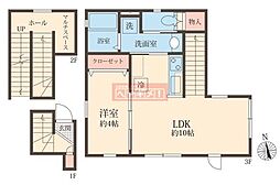cozy KAI 1LDKの間取図画像