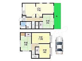 ビオラハウス1  ｜ 兵庫県宝塚市山本中３丁目（賃貸テラスハウス4LDK・1階・92.90㎡） その2