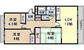 エスペランサ宝塚弐番館  ｜ 兵庫県宝塚市安倉南２丁目（賃貸マンション3LDK・1階・75.05㎡） その2