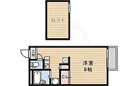 レオパレス南ひばりガ丘  ｜ 兵庫県宝塚市南ひばりガ丘２丁目（賃貸アパート1K・2階・20.28㎡） その2