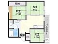 宝梅園団地1号1階4.0万円