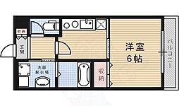 A.Grayish宝塚 1Kの間取図画像