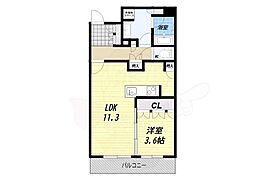 間取図画像 1LDK