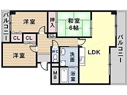 カーサドゥテソロ 3LDKの間取図画像