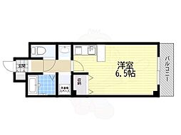 北斗七星 1Kの間取図画像