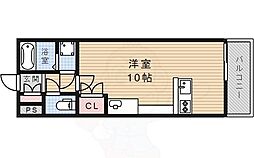 ミランダ宝塚南口 1Kの間取図画像