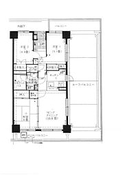 ウイング甲府中央 3LDKの間取図画像