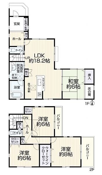 間取りを拡大表示