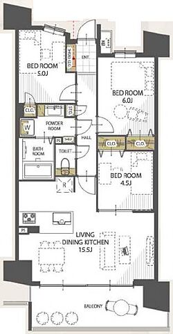 間取り ザ・プレイス八王子 10階/-