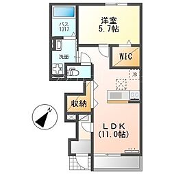 SUNNY HOME 1LDKの間取図画像