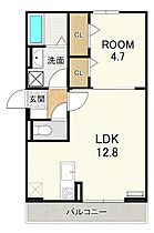 滋賀県甲賀市水口町虫生野中央（賃貸アパート1LDK・2階・41.67㎡） その2