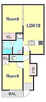 リクデロワ　C棟  ｜ 滋賀県蒲生郡竜王町大字小口（賃貸アパート2LDK・1階・54.50㎡） その2