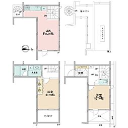 ｍｏｔｉｆ等々力 2LDKの間取り