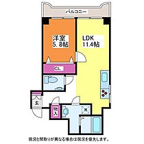 サンテラス石宮 406 ｜ 新潟県新潟市中央区弁天1丁目（賃貸マンション1LDK・4階・52.50㎡） その2