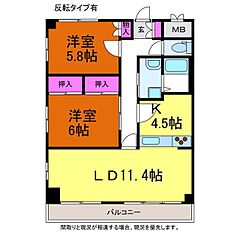物件の間取り