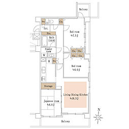間取図画像 3LDK