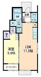 MAISON　DE　Y 1階1LDKの間取り