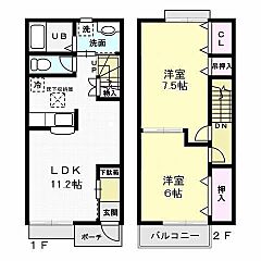 物件の間取り